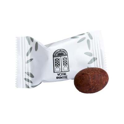 Amandes cacaotées personnalisées